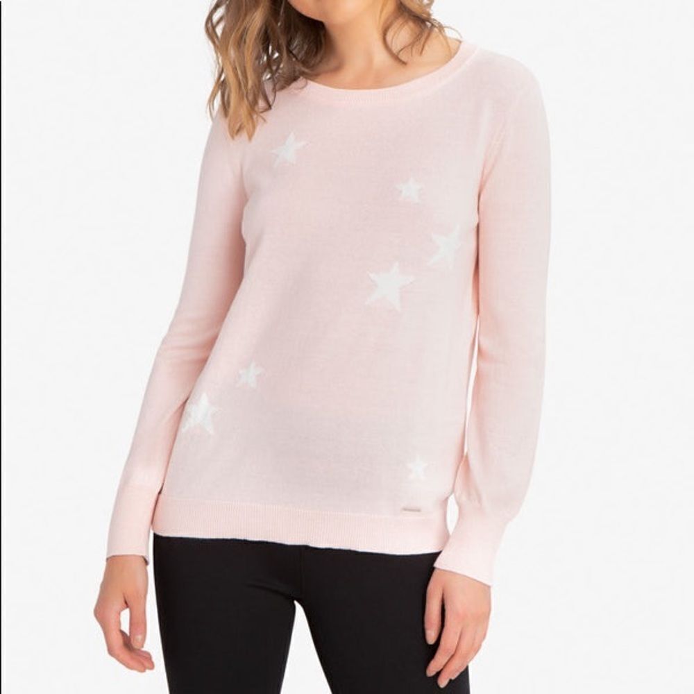 U.S. Polo Assn. Women’s Pink Crew Neck Star Sweater Size Small